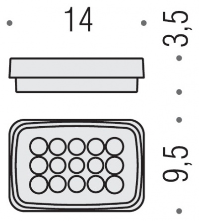 Мыльница Colombo Design Time W4240.000 фото 2