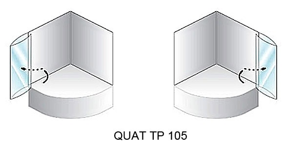 Шторка на ванну Kolpa San Quat TP 105 фото 4