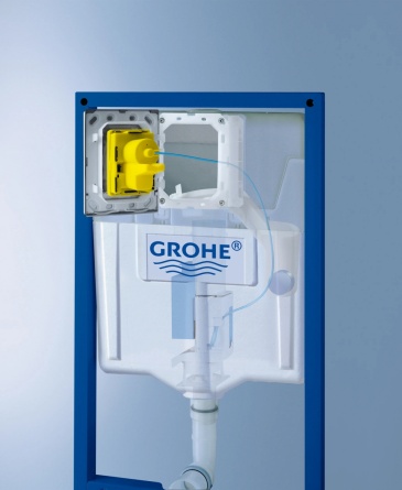 Комплект  Унитаз подвесной Jacob Delafon Escale E1306 + Система инсталляции для унитазов Grohe Rapid SL 38775001 4 в 1 с кнопкой смыва фото 7