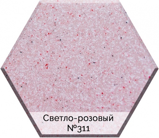 Мойка кухонная AquaGranitEx M-18l светло-розовая фото 2