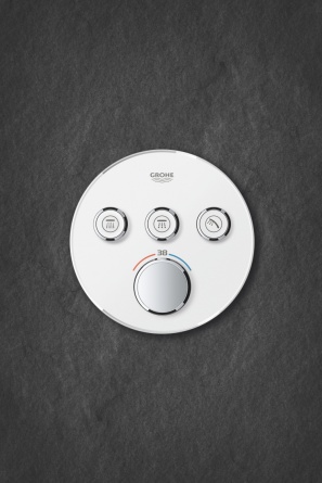 Термостат Grohe Grohtherm SmartControl 29904LS0 для ванны с душем, moon white фото 2