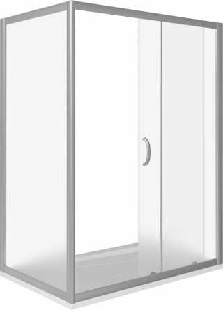 Душевой уголок Good Door Infinity WTW+SP-G-CH 130x90 фото 4