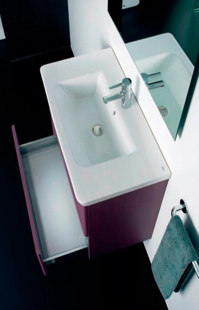 Мебель для ванной Roca Gap 80 фиолетовая фото 6