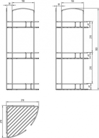 Полка Milardo 111WC30M44 фото 4