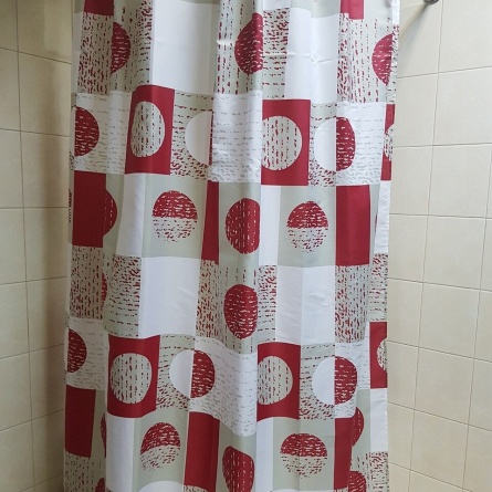 Штора для ванной Bath Plus штора для ванной 2100F/9 red фото 1