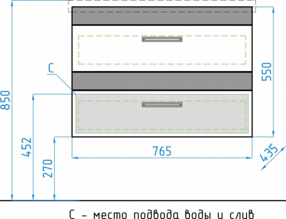 Тумба для комплекта в ванную фото 4