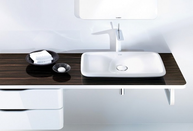 Раковина накладная Duravit PuraVida 70х46.5 фото 2