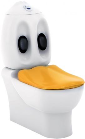Унитаз напольный Creavit Ducky DC360 с биде фото 1