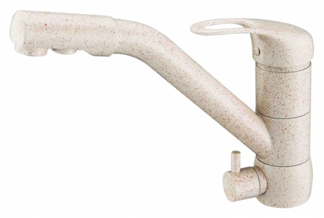 Смеситель Zorg Clean Water ZR 400 KF-12 кварц для кухонной мойки фото 1