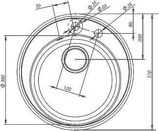 Мойка кухонная Iddis Kitchen G K03P511i87 фото 4