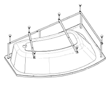 Акриловая ванна Excellent Aquaria Comfort 160x100 левая фото 4
