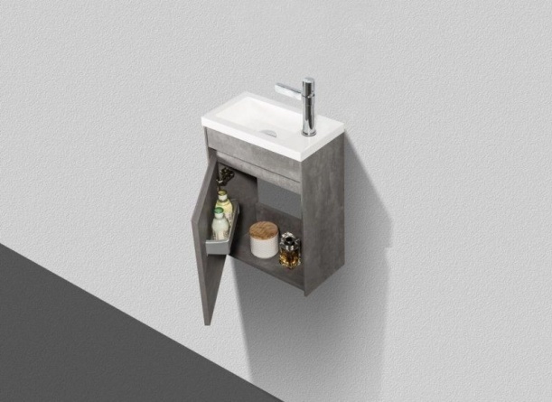 Тумба для комплекта BelBagno Pietra Mini 40 L stucco cemento фото 4