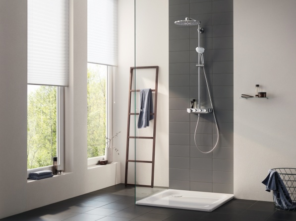 Душевая стойка Grohe Euphoria SmartControl 310 Duo 26507000 с термостатом фото 2