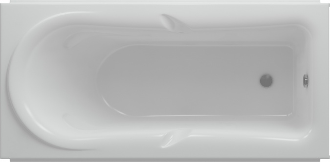 Акриловая ванна Акватек Леда слив справа фото 1