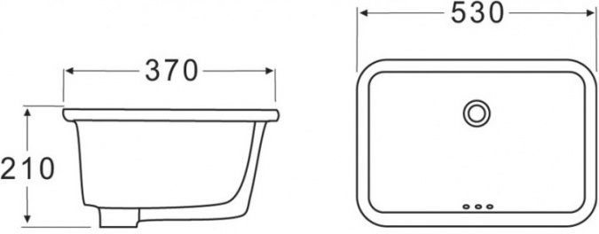 Раковина BelBagno BB1006 фото 2