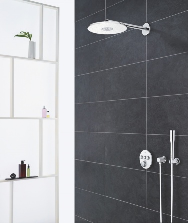 Термостат Grohe Grohtherm SmartControl 29904LS0 для ванны с душем, moon white фото 3