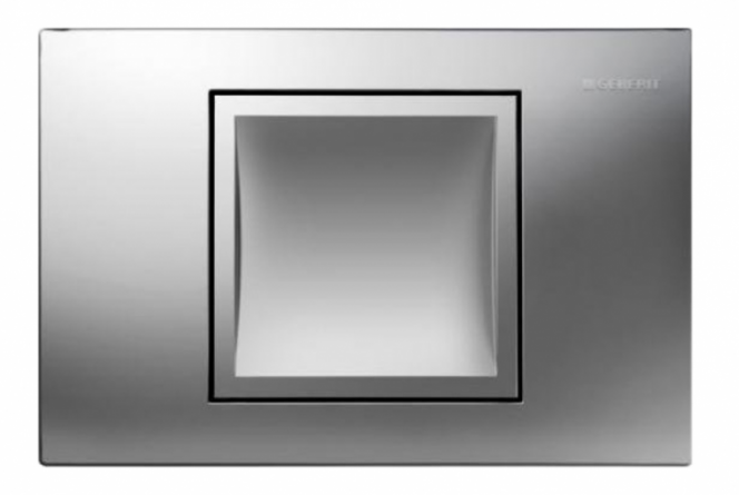 Кнопка смыва Geberit Delta 40 хром матовый фото 1