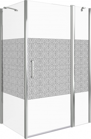 Душевой уголок Good Door Fantasy WTW+SP-F-CH 110x90 фото 2