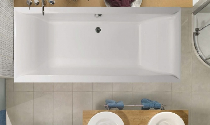 Акриловая ванна Vagnerplast Veronela 180 см ультра белый фото 2