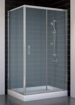 Душевой уголок Vegas Glass ZP+ZPV 100*80 07 10 стекло сатин, 100x80 фото 1