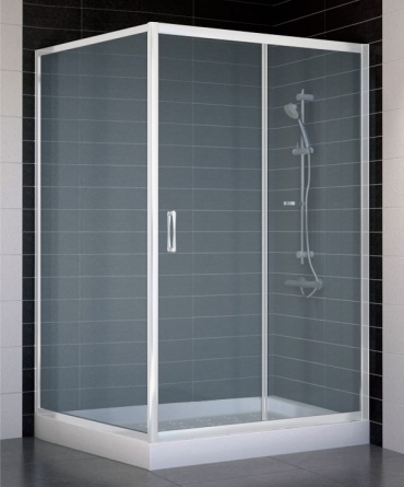 Душевой уголок Vegas Glass ZP+ZPV 120*100 01 10 стекло сатин, 120x100 фото 1