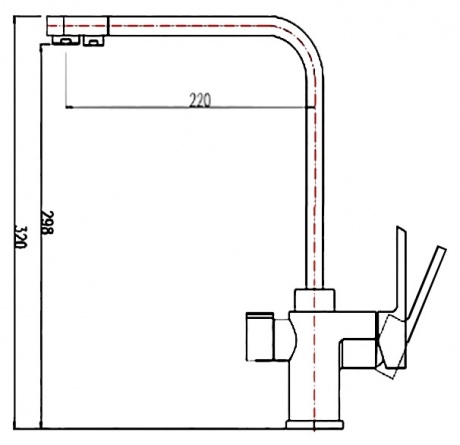 Смеситель Zorg Clean Water ZR 334 YF кварц для кухонной мойки фото 2