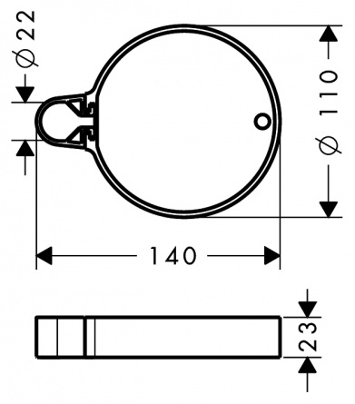 Мыльница Hansgrohe Cassetta C 28678000 фото 3