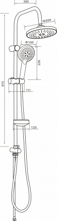 Душевая стойка Orange O-Shower OW02 фото 4