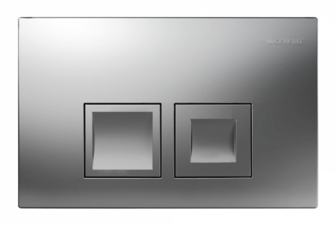 Кнопка смыва Geberit Delta 50 хром матовый фото 2