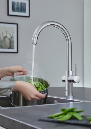 Смеситель Grohe Red II Duo 30083001 для кухонной мойки, с водонагревателем фото 7