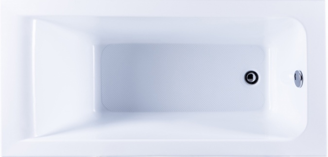 Акриловая ванна Aquanet Bright 155x70 с каркасом фото 1