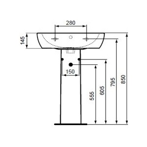 Раковина Ideal Standard Tempo  (50 см) фото 10