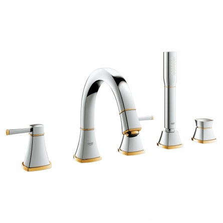Смеситель для ванны Grohe Grandera с душевым гарнитуром фото 1
