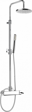 Душевая стойка Webert Azeta AZ870105015METAL хром фото 1