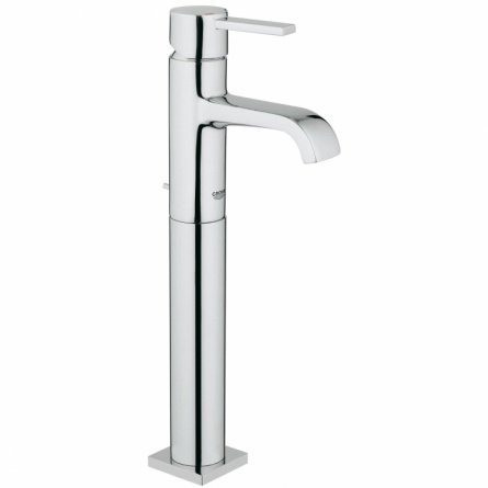 Смеситель для раковины Grohe Allure с донным клапаном для свободностоящих раковин фото 1