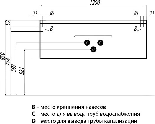 Тумба для комплекта в ванную фото 8