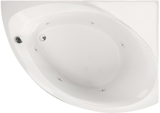 Акриловая ванна Aquatika H2O Альтернатива Basic 170x120 cм, правая фото 1