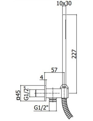 Душевой гарнитур Cezares Czr DEFA4 BIO фото 2