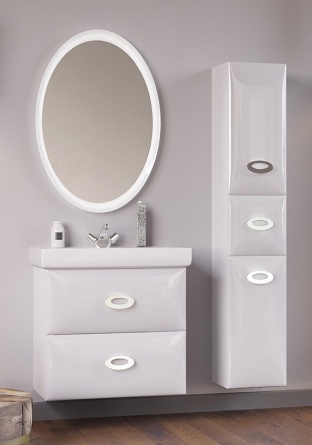 Зеркало Marka One Arrondi/Bonne 60 white фото 2