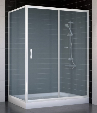 Душевой уголок Vegas Glass ZP+ZPV 140*80 01 10 стекло сатин, 140x80 фото 1