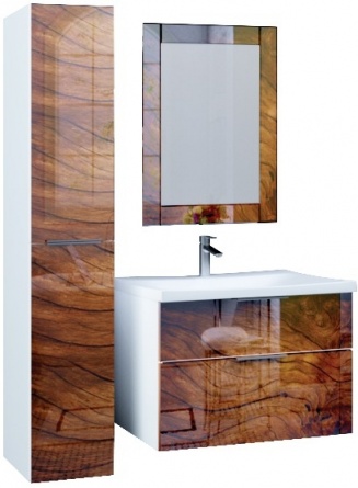 Мебель для ванной Marka One Idalgo 75П wood фото 3