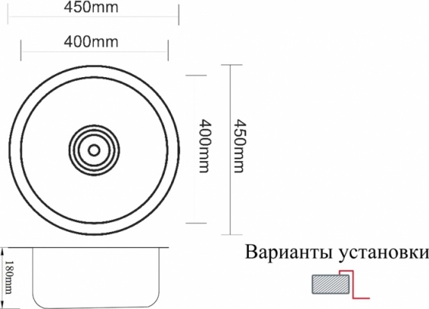 Мойка кухонная Zorg Inox Pvd SZR-450 bronze фото 3