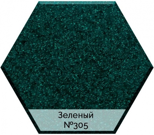 Смеситель AquaGranitEx C-6040 для кухонной мойки, зеленый фото 2