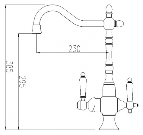 Смеситель Zorg Clean Water ZR 336 YF-22 NA для кухонной мойки фото 2