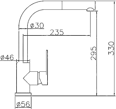 Смеситель Oulin OL-8607S для кухонной мойки фото 2