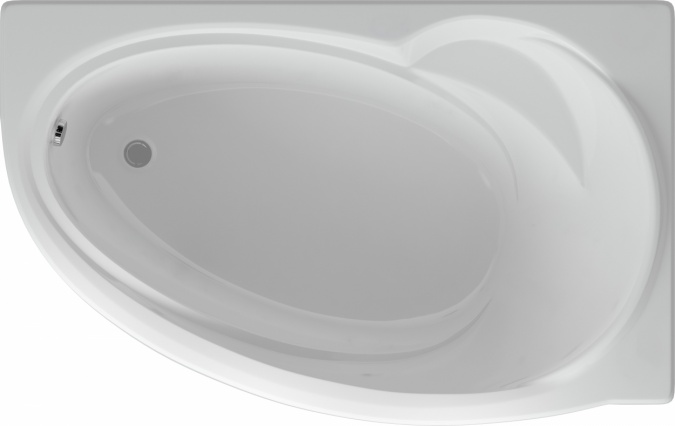 Акриловая ванна Акватек Бетта 160 R, с фронтальным экраном фото 1