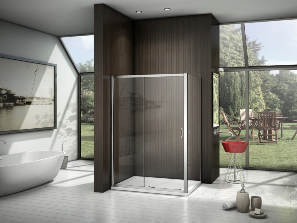 Душевой уголок Good Door Latte WTW+SP-C-WE 130x90 фото 3