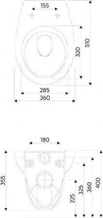 Комплект Kolo M1310000U+458.124.21.1 подвесной унитаз + инсталляция + кнопка фото 4