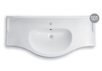 Мебель для ванной Eban Eleonora Modular 130 R белая фото 6