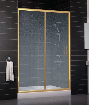 Душевая дверь в нишу Vegas Glass ZP 0135 09 02 стекло шиншилла, 135 фото 1